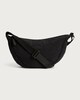 image 1 of F&F Quilted Zip Closure Crossbody Bag in Black