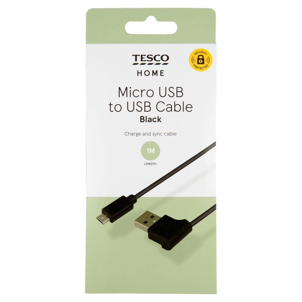 Tesco Home USB kábel Micro USB csatlakozóval 1 m