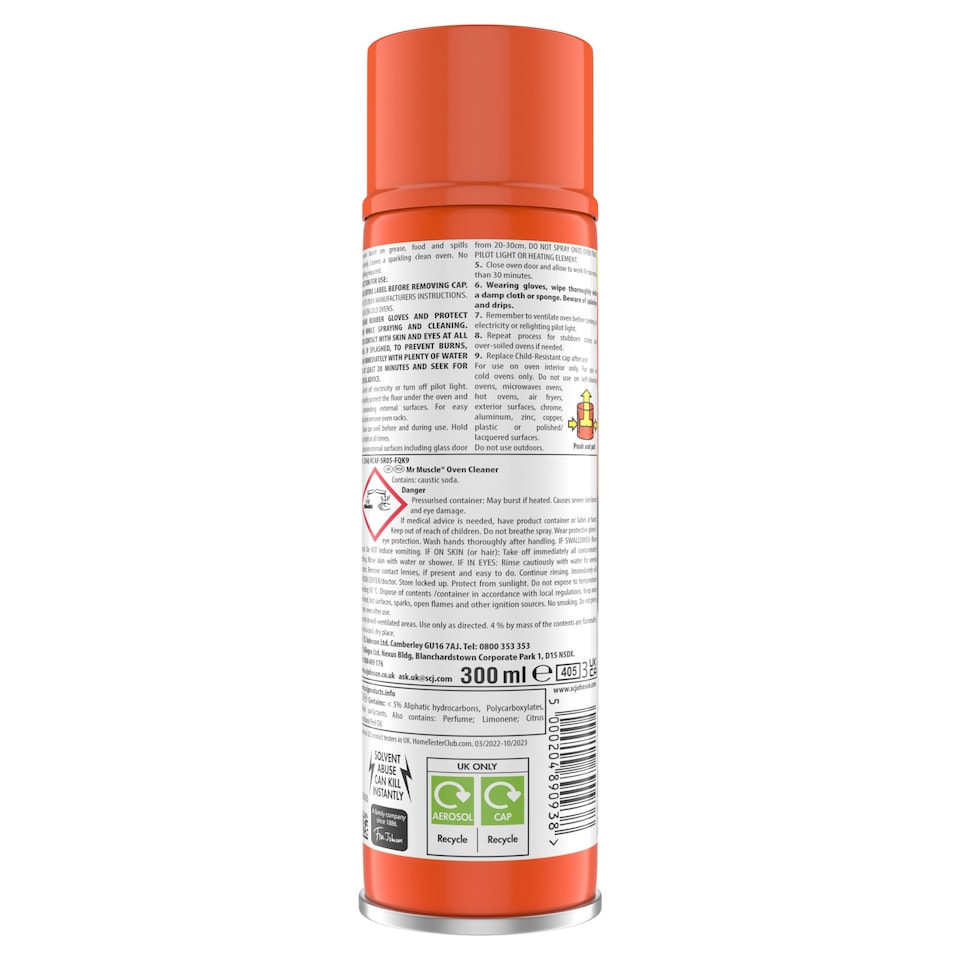 image 1 of Mr Muscle Oven Cleaner 300ml