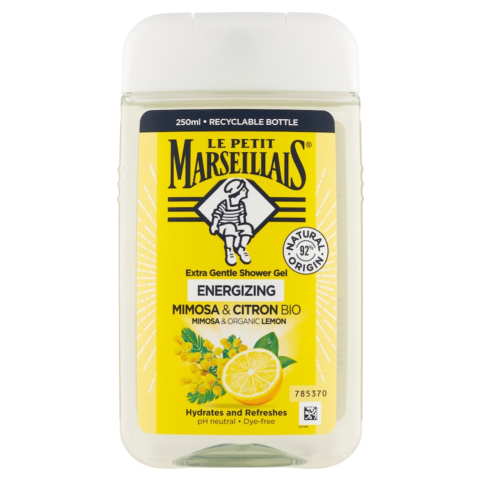 image 1 of Le Petit Marseillais Mimosa & Organic Lemon Shower Gel 250ml