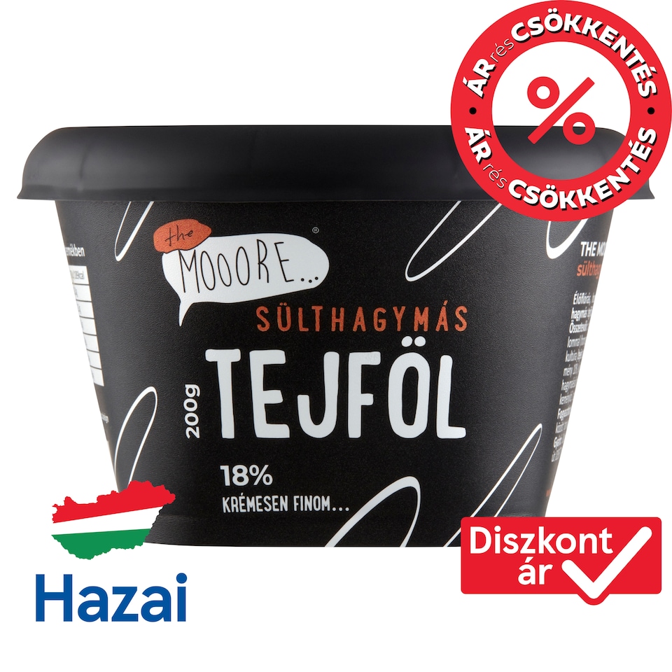 The Mooore Sour Cream with Fried Onions 18% 200 g