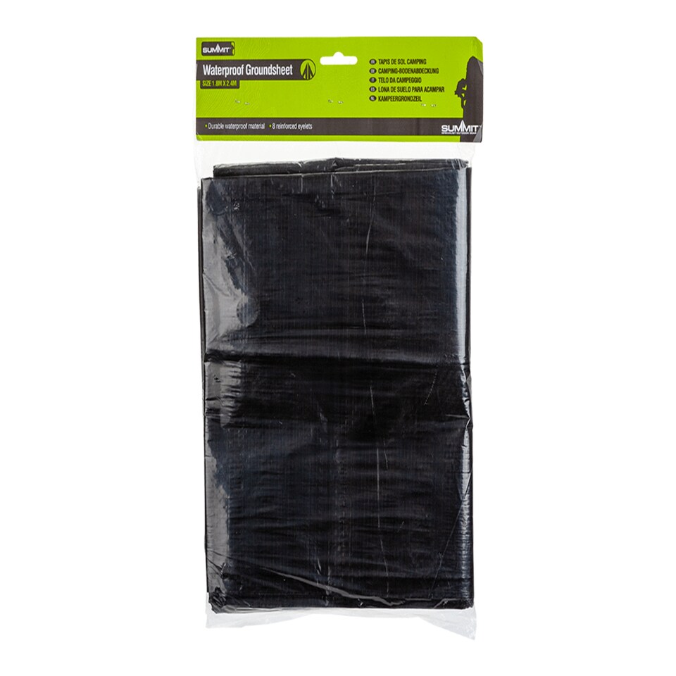 Summit Black Groundsheet 1.8M X 2.4M