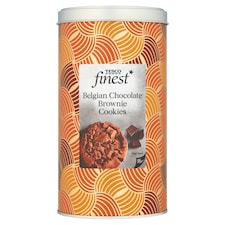 Tesco Finest Belgian Chocolate Brownie Cookies 200G
