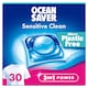 image 1 of OceanSaver Plastic Free 30 Sensitive Non Bio Washing Capsules Sea Salt & Coastal Wildflowers 420ml