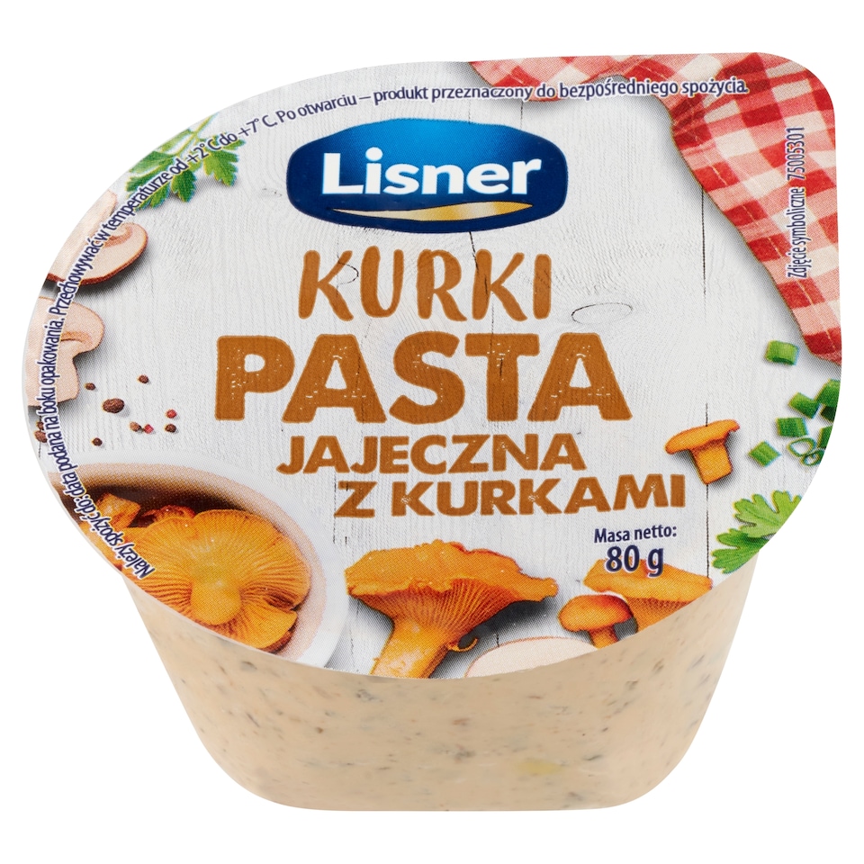 Lisner tojásos szendvicskrém rókagombával 80 g 1. kép
