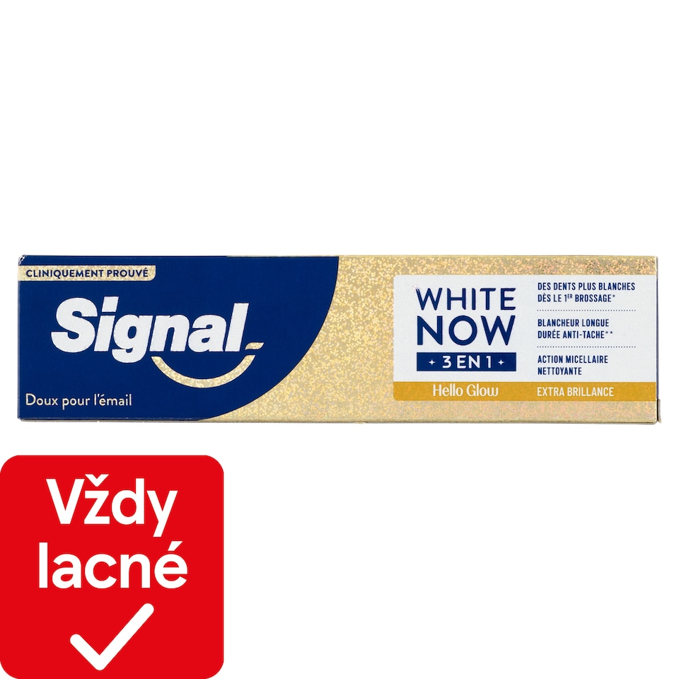 obrázok 1 z Signal White now 3in1 Hello Glow zubná pasta 75 ml