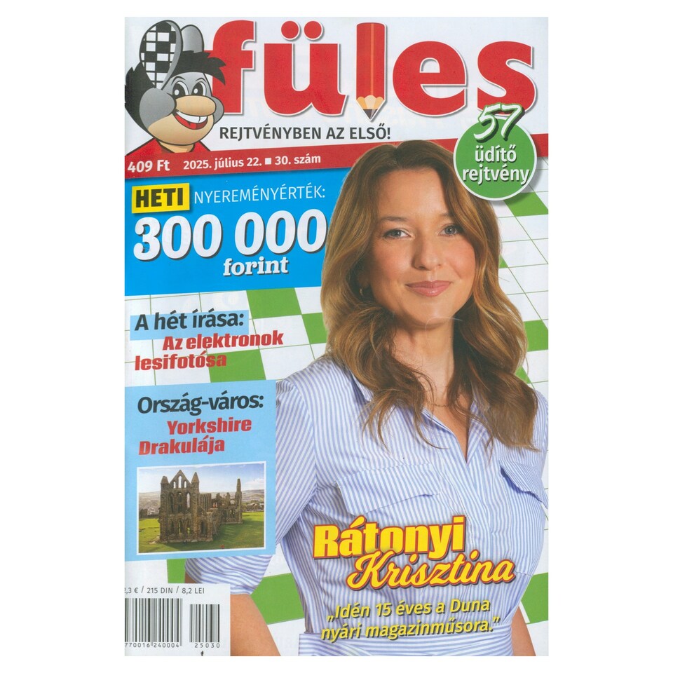 Füles a rejtvénylap