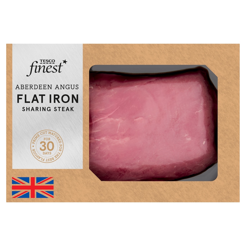 image 1 of Tesco Finest 30 Day Matured AA Flat Iron Sharing Steak