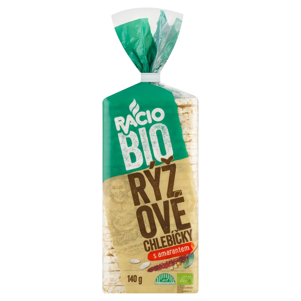 Racio Bio ryžové chlebíčky s amarantom 140 g