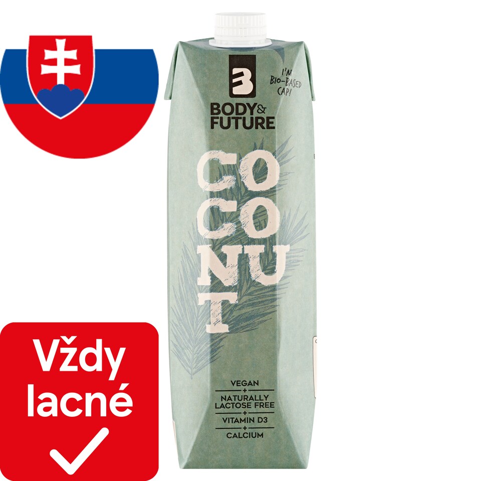 obrázok 1 z Body&Future Kokosový nápoj s vitamínom D3 a vápnikom 1 l