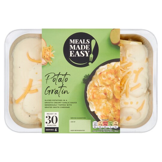 Tesco Meals Made Easy Potato Gratin 800G Tesco Groceries