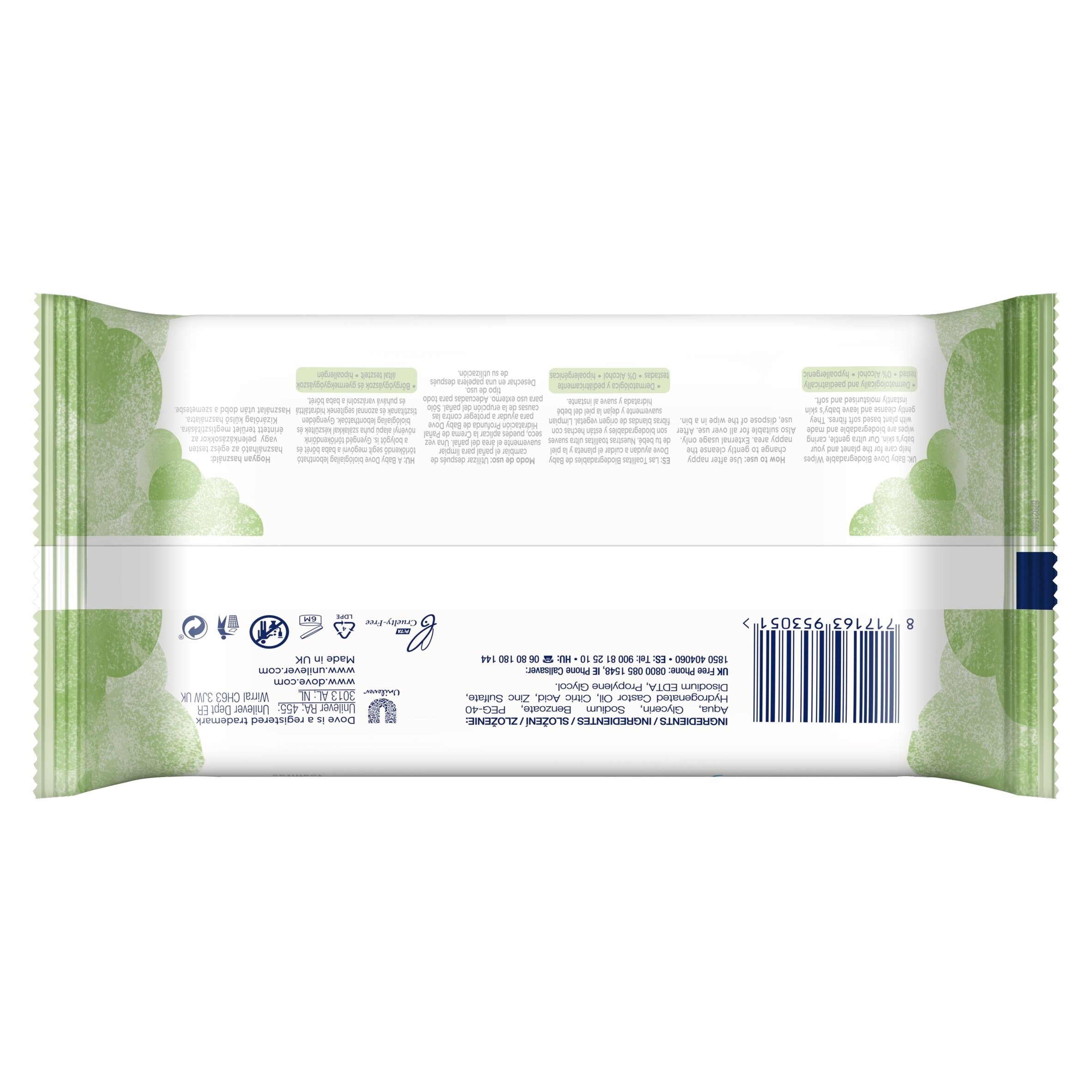 dove baby wipes tesco