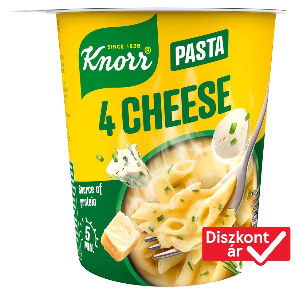 Knorr tészta négysajtos szósszal 66 g