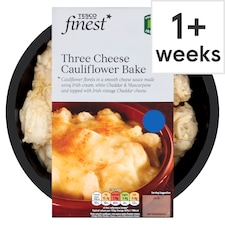 Tesco Finest Three Cheese Cauliflower Bake 400G