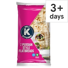 Deli Kitchen Persian Style Plain Flatbreads 2 Pack 180g