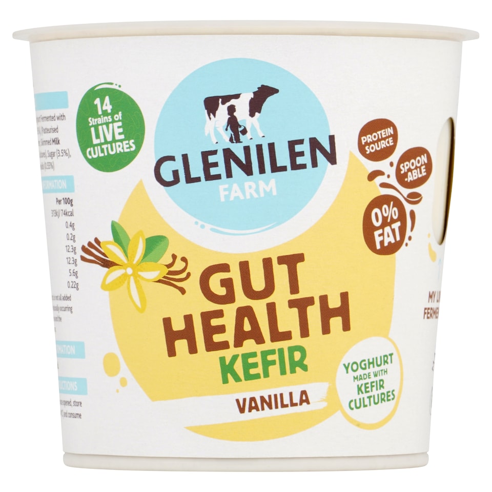 Glenilen Farm Kefir Yougurt With Vanilla 350G