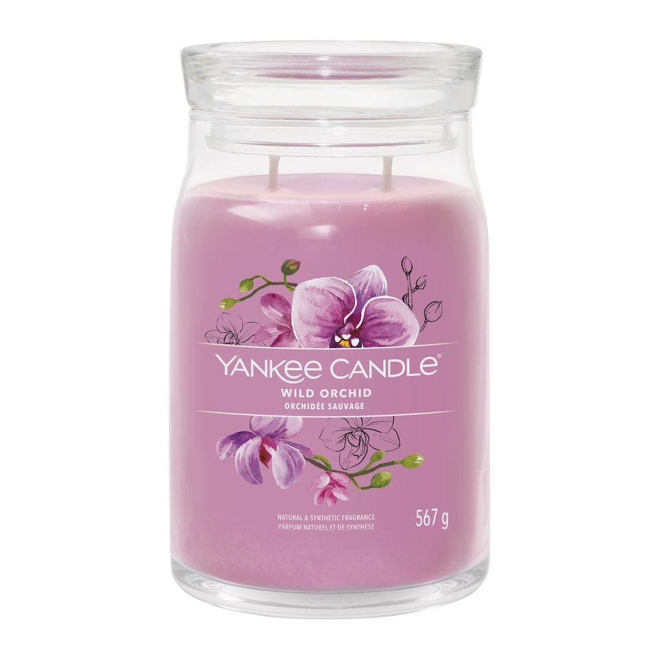image 1 of Yankee Candle Signature Wild Orchid Large Jar 567g