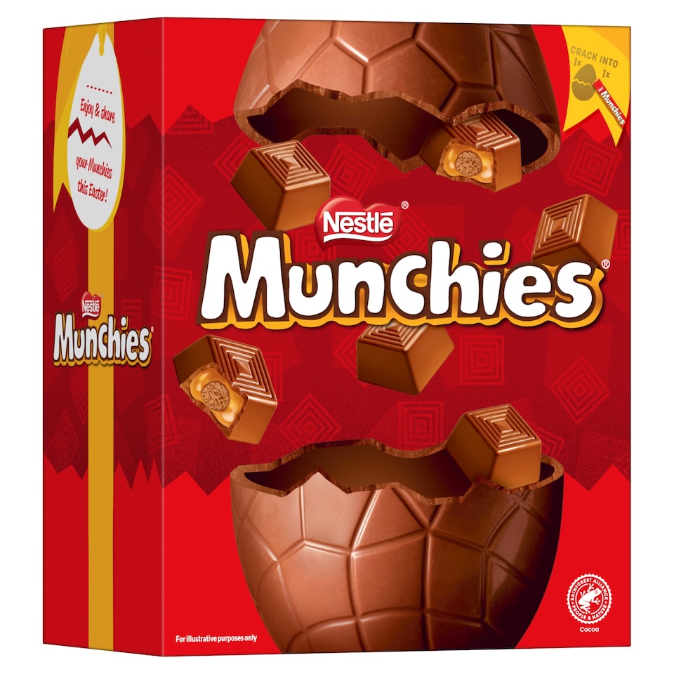 image 1 of Munchies Milk Chocolate Easter Egg 202G