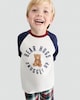 image 2 of F&F Pure Cotton Bear Hugs Top and Bottoms Pyjama Set in Multi