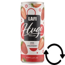 Lafi Hugo Frizzante eper ízű szénsavas boralapú koktél 7% 250 ml