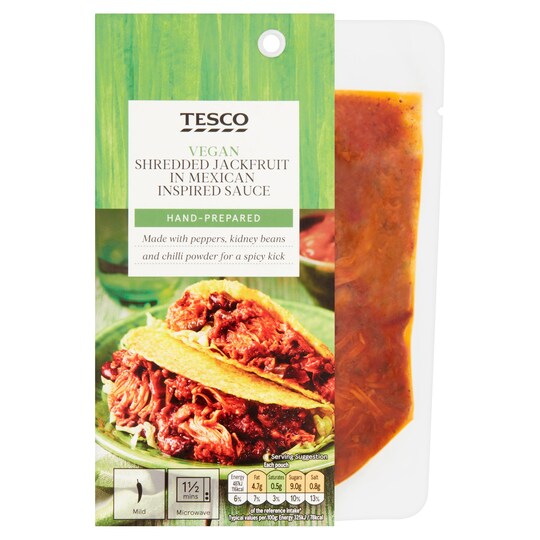 Tesco Jackfruit In TexMex Sauce 150G Tesco Groceries