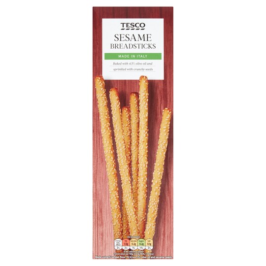 Tesco Sesame Breadsticks 125G Tesco Groceries