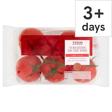 Tesco Tomatoes On The Vine 500G