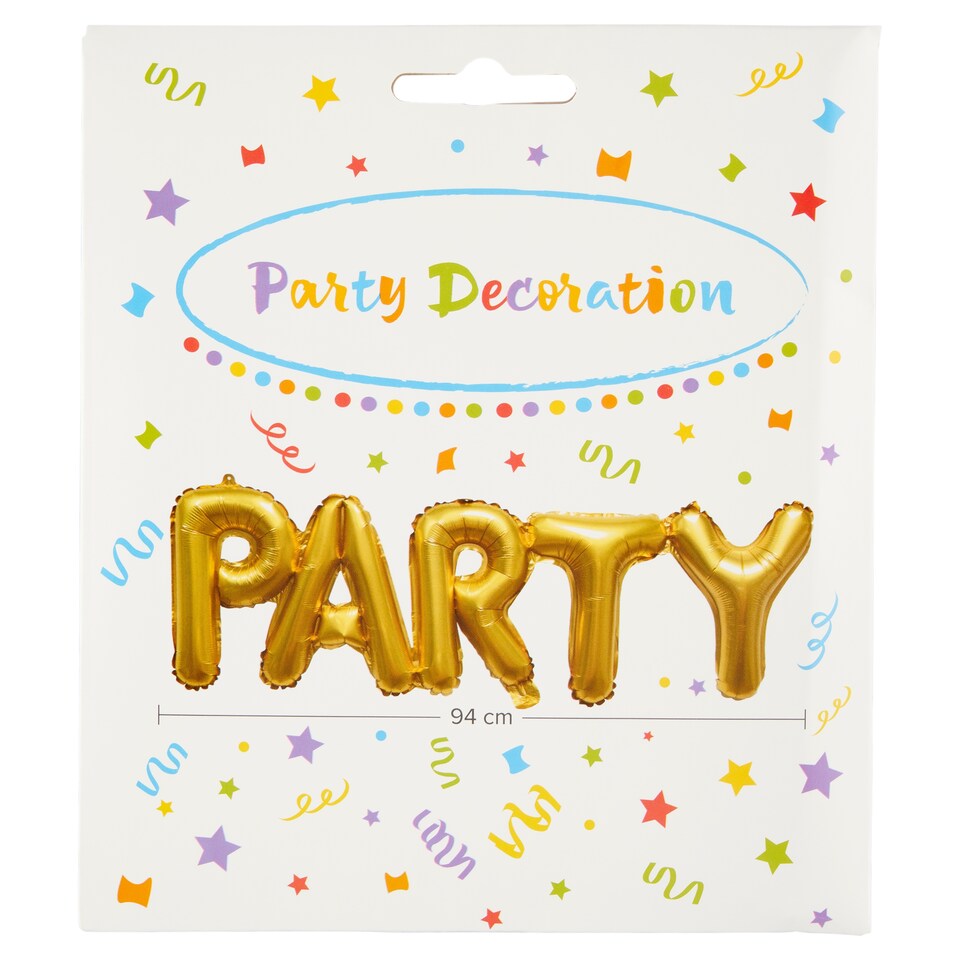Decorata Party Party fólia ballon partidísz 94 cm