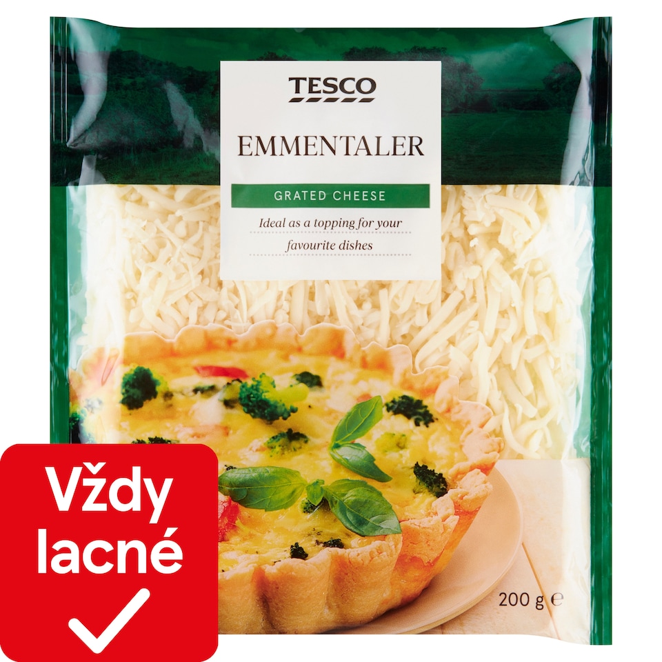 Tesco Emmentaler Grated Cheese 200 g