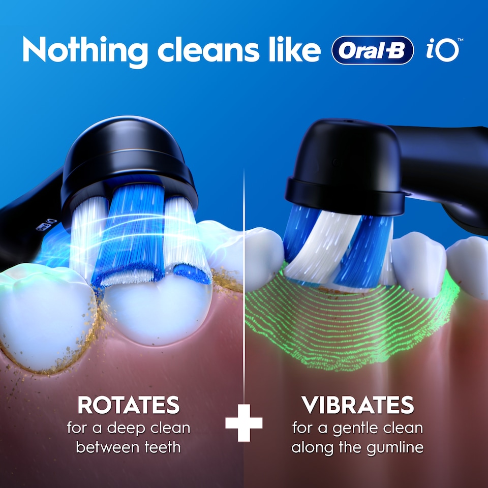 image 1 of Oral-B iO Series 2 Clean & Care Black Electric Toothbrush & Travel Case