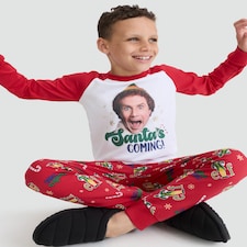 Elf Pure Cotton Santa's Coming Pyjamas in Multi