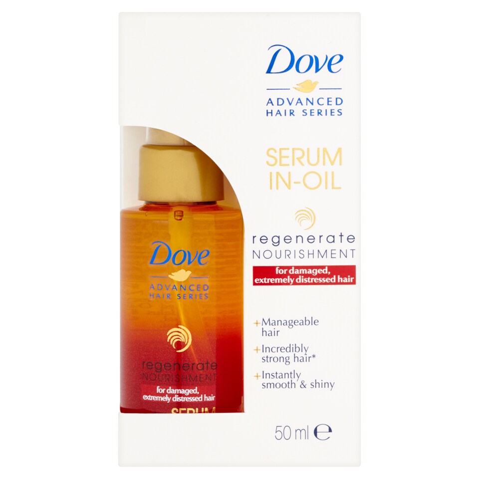 image 1 of Dove Advanced Hair Series Regenerate Nourishment Serum & Oil 50 ml