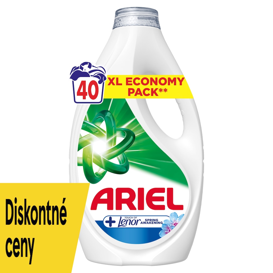 obrázok 1 z Ariel Tekutý Prací Prostriedok, + Touch Of Lenor Spring Awakening, 1.8 l, 40 Praní