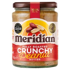 Meridian 100% Crunchy Peanut Butter 470G