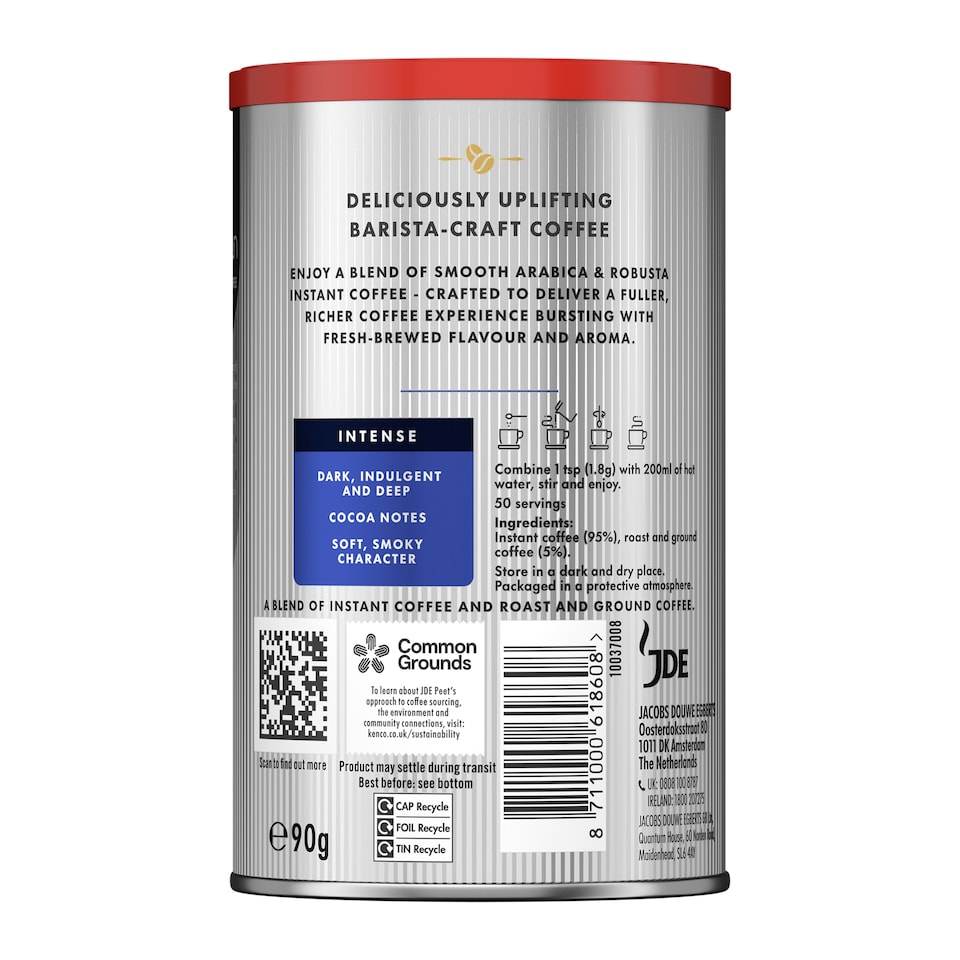 image 1 of  Kenco Millicano Intense Instant Coffee 90G 