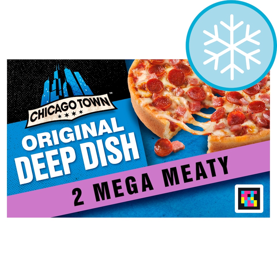 image 1 of Chicago Town Deep Dish Mega Meaty Pizzas 2 X 157G