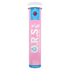 O.R.S Kids Hydration Soluble Tablets - Strawberry 24s