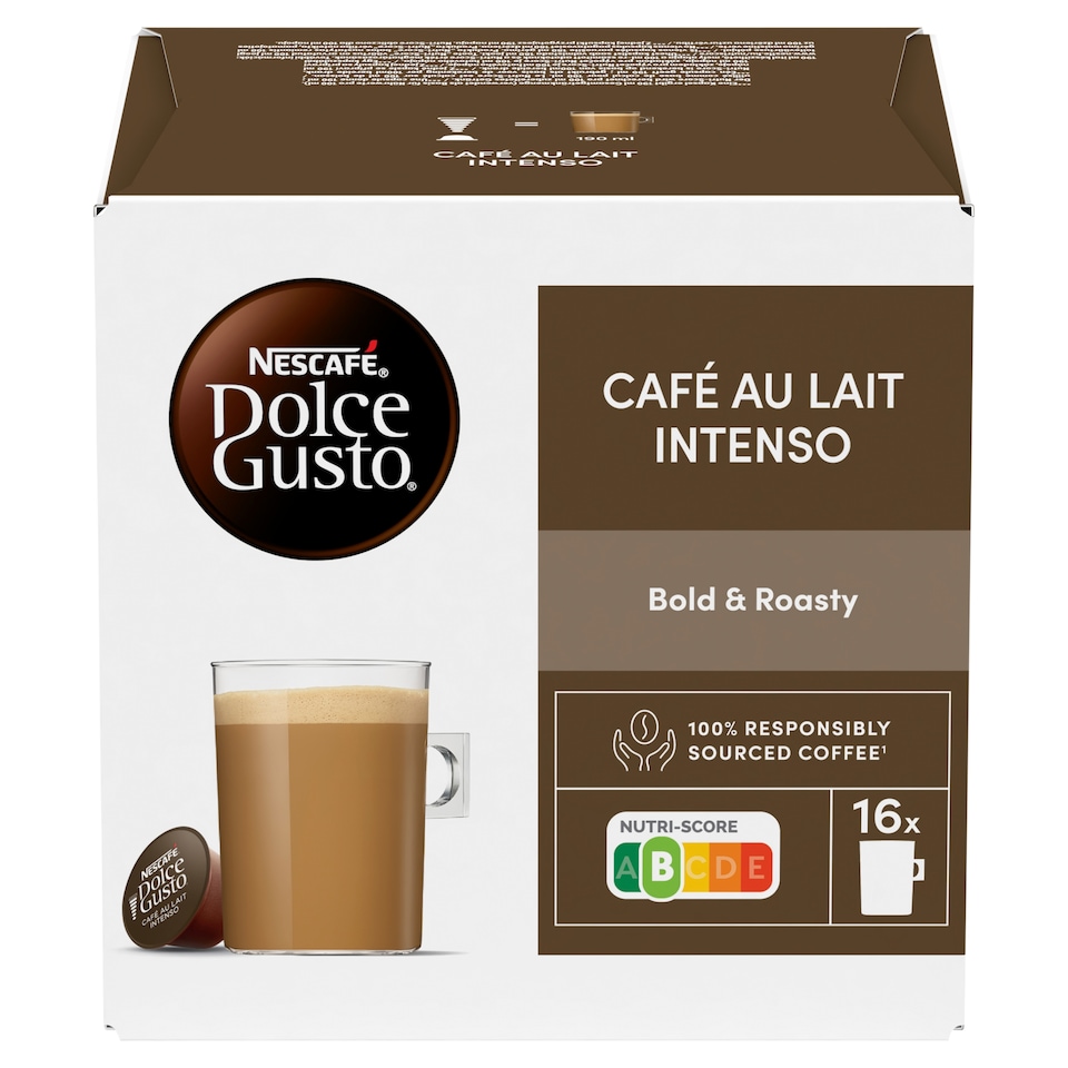 obrázok 1 z NESCAFÉ Dolce Gusto Café au Lait Intenso - kapsulová káva - 16 kapsúl v balení