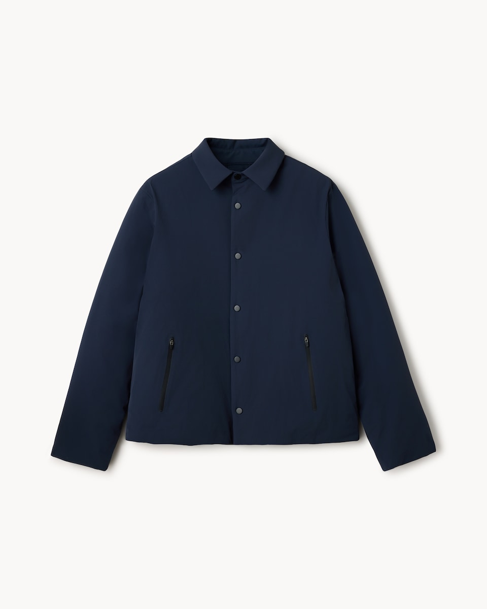 image 1 of F&F Padded Harrington Jacket in Navy