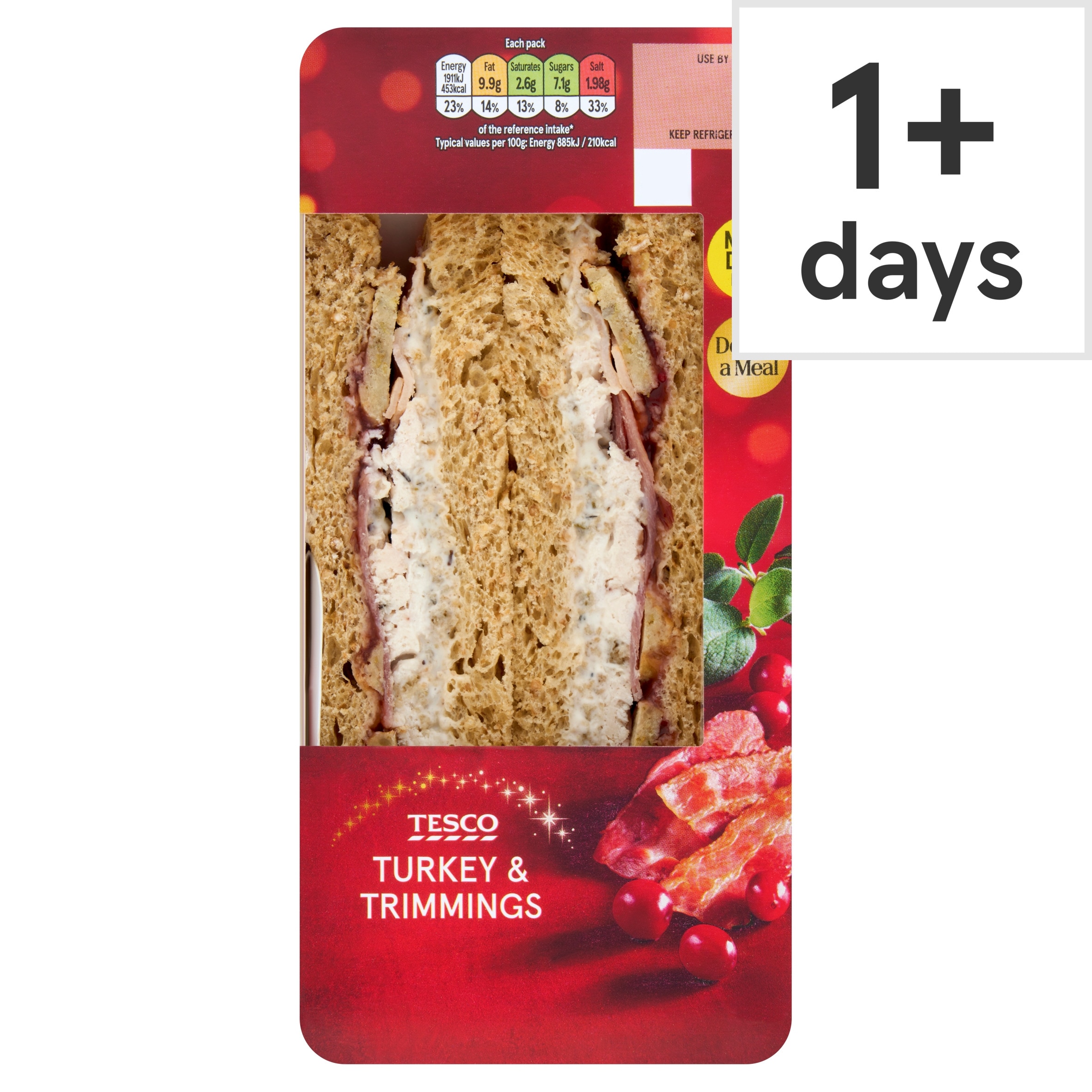 Tesco Turkey & Trimmings Sandwich