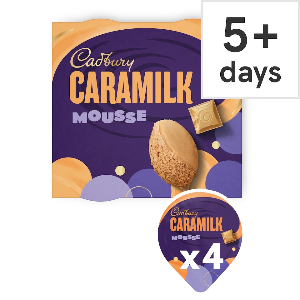 Cadbury Caramilk Mousse 4x45g