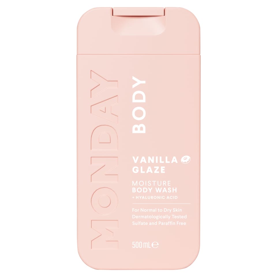 image 1 of MONDAY HAIRCARE BODY WASH MOISTURE & VANILLA GLAZE 500 ML