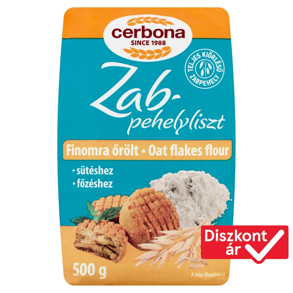 Cerbona Oat Flakes Flour 500 g