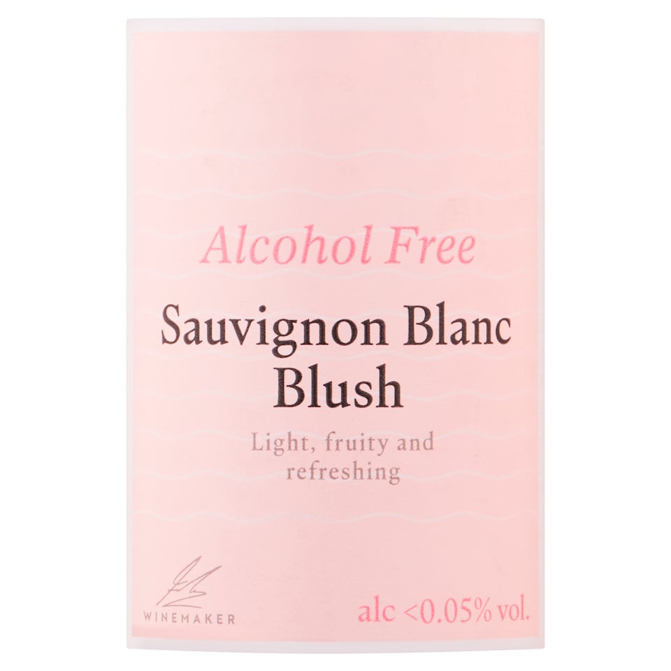 image 1 of Vineyards Sauvignon Blanc Blush Non-Alcoholic Drink Made from Dealcoholized Rose Wine 750ml