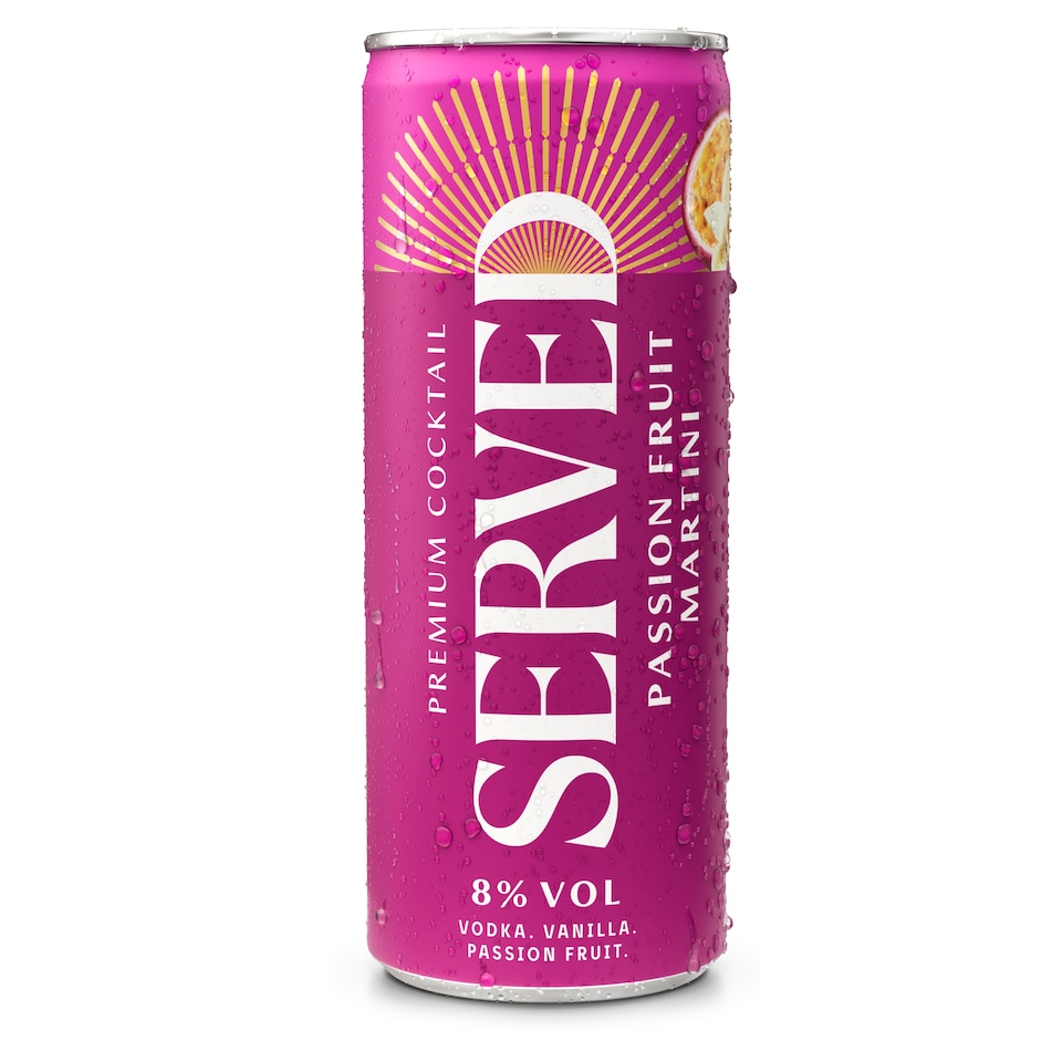 SERVED Premium Cocktail Passion Fruit Martini 250ml