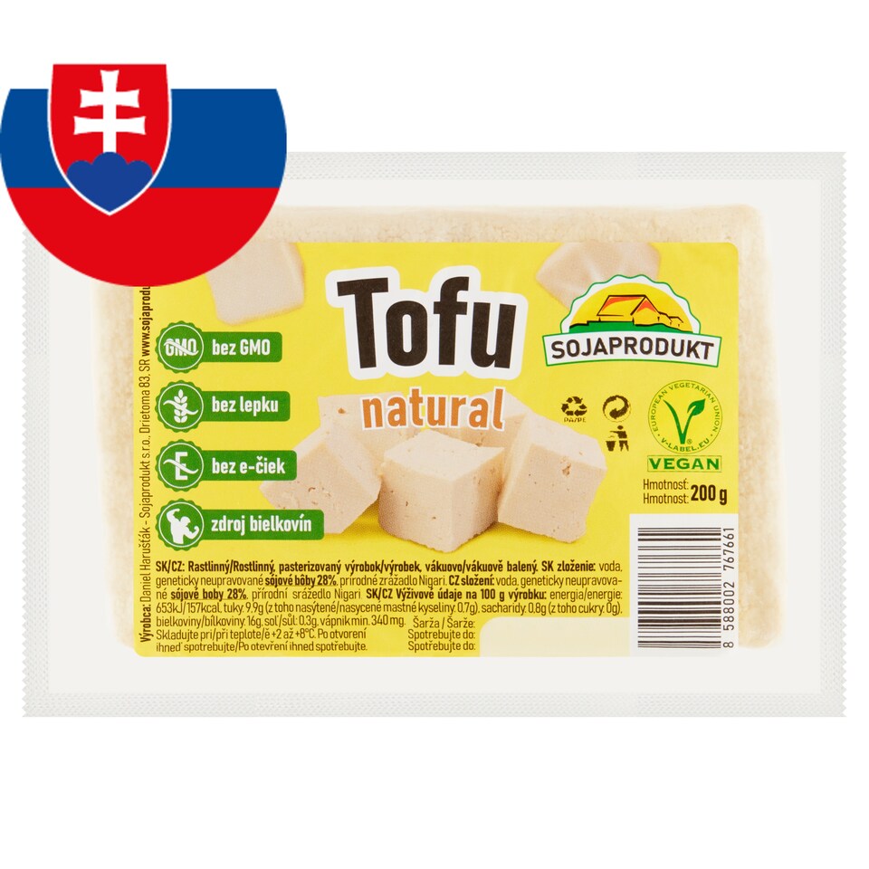 Sojaprodukt Tofu natural 200 g
