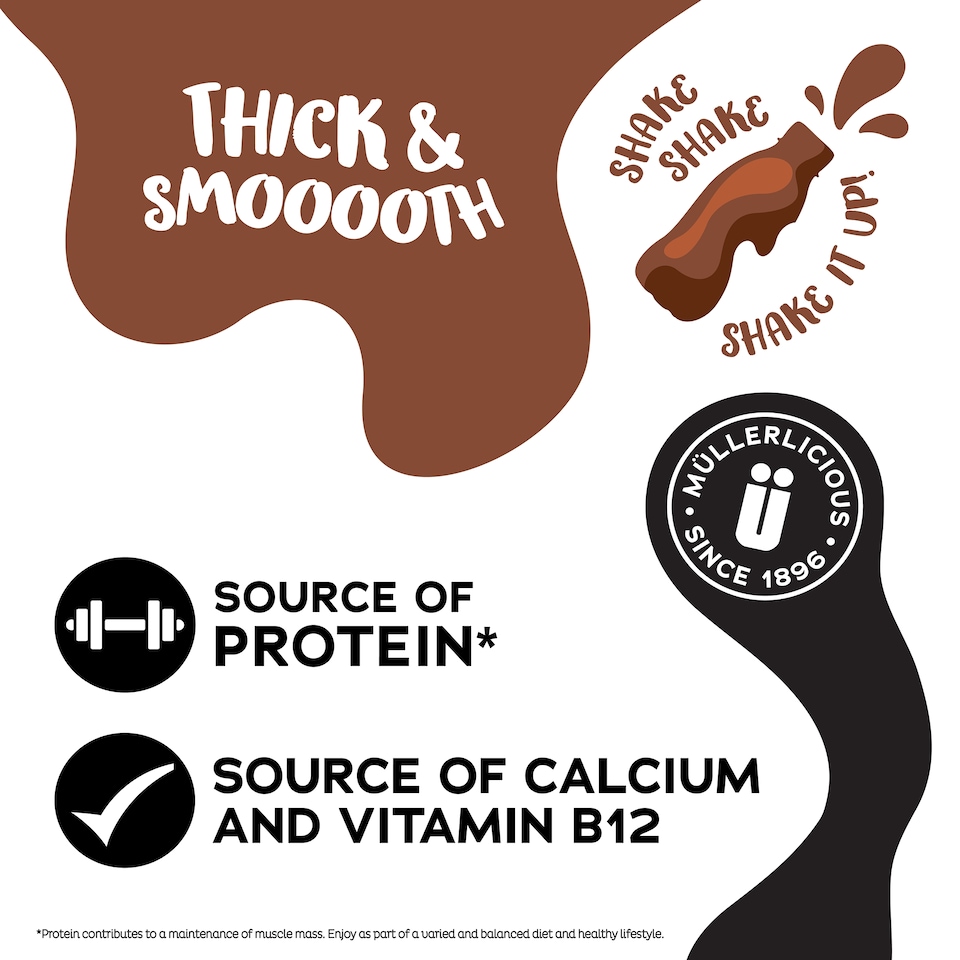 image 1 of Muller Frijj Chocolate Milkshake 330ml