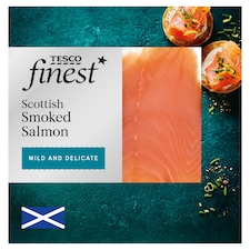 Tesco Finest Mild & Delicate Smoked Salmon 120G