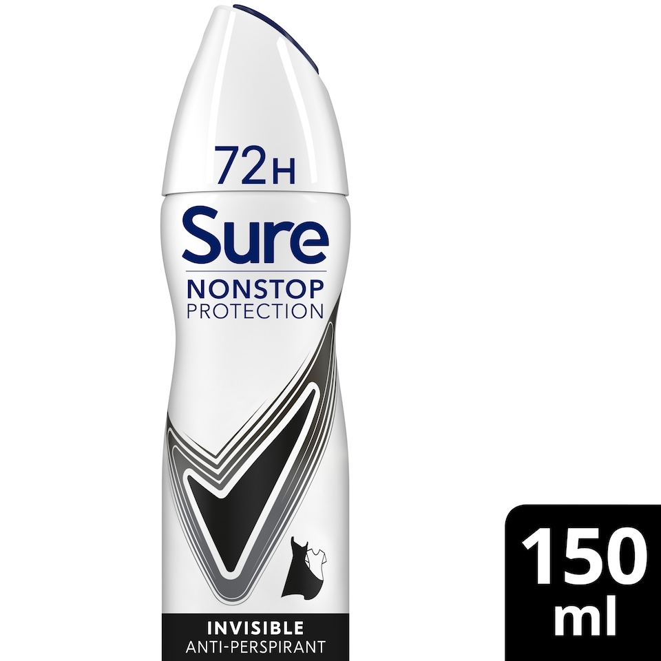 image 1 of Sure 72h Invisible Antiperspirant Deodorant 150ml