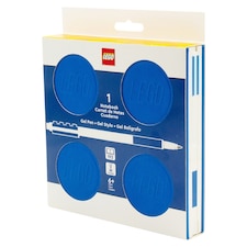 Lego Blue Locking Notebook with Gel Pen